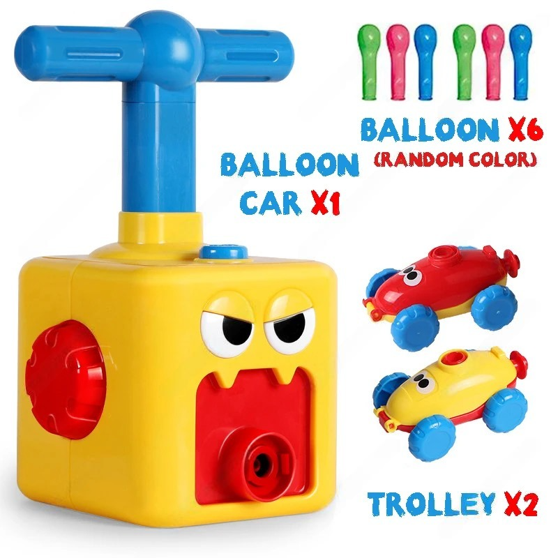 Balloon Car Toy Pump Set