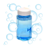 Compact 50ml bottle of bubble solution