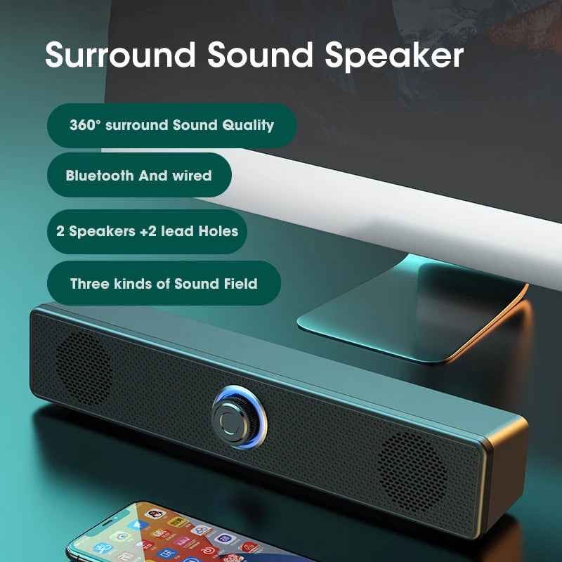 Wireless 4D Surround Soundbar